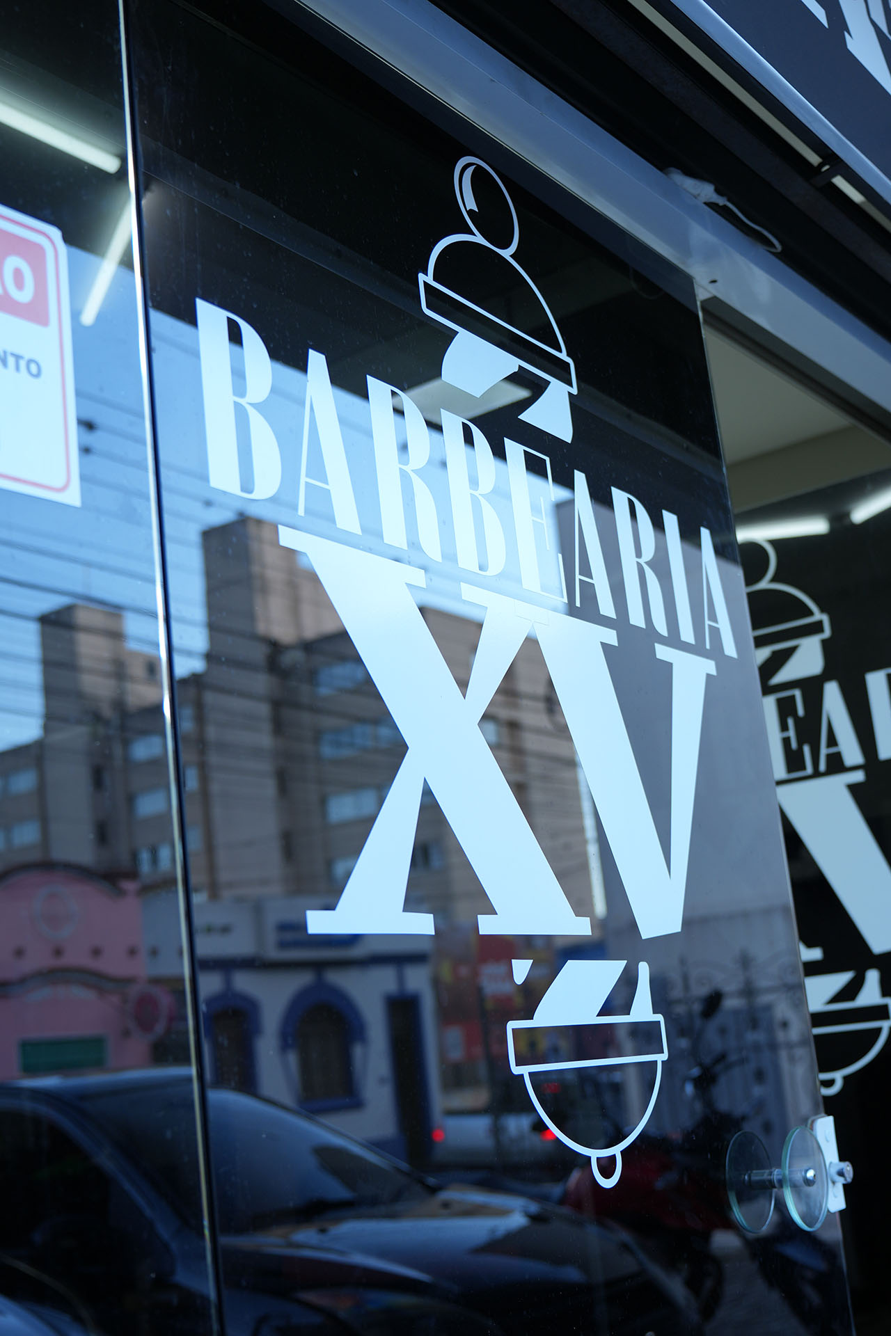 Fachada da Barbearia XV — Centro Ponta Grossa